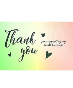 English Holiday Thank You Simple And DIY Creative Greeting Card