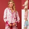 2 Pcs Women's Christmas Pajama Set Santa Tree Print Lapel Neck Button-up Long Sleeve Tops Shorts Loungewear Outfit 2 4d466fcf 075d 48ac b57e 700529a2d537