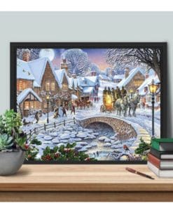 Home Decor Snow Winter Embroidery Set