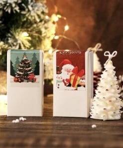 Christmas Soy Wax Aromatherapy Candle Diy Gift Christmas Gift Holiday Atmosphere Shooting Props