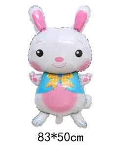 Easter Rabbit Cartoon Aluminum Balloon 14 5377b0ec d82c 4833 bff6 871be75c7fec