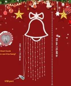 Christmas Tree Decorations - USB-Powered Bell Hanging Lamp for Festive Atmosphere 13 53d082d4 8367 49ee bac9 1babfcada4c5 trans