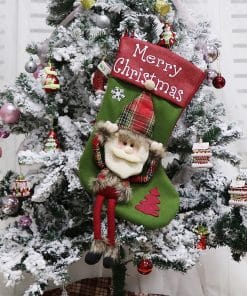 2024 New Year Xmas Big Stockings Set Decorations Christmas 3D Plush Big Sock Christmas Tree Pendant Decorating Supplies 15 55d0e352 eeb1 418d 8f0d 459f3a957b80
