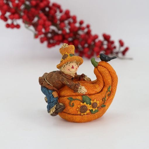 Thanksgiving Resin Pumpkin Scarecrow Crafts - Image 4