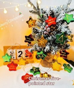 Christmas Party Decorations Scene Layout Atmosphere Lighting Chain