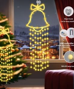 Christmas Tree Decorations - USB-Powered Bell Hanging Lamp for Festive Atmosphere 12 5cffa062 a2f1 4e50 8907 efe92063df63 trans