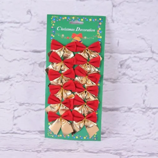 Christmas Tree Ornaments Christmas Decoration Bow - Image 8