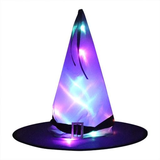Halloween Decoration Witch Hat LED Lights Halloween Elf Ears Kids Home Party Decor Supplies Outdoor Tree Hanging Ornament - Image 6