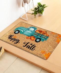 Thanksgiving Day Fall Autumn Pumpkin Doormat Thanksgiving
