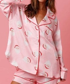 Satin Printed Santa Claus Two-piece Suit Home 12 65de1675 26ba 45e2 a528 23143b699d75