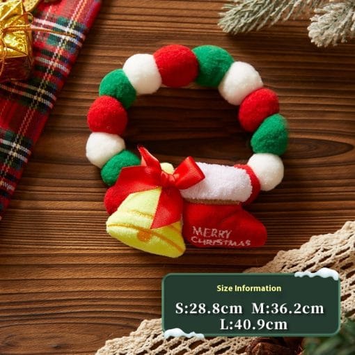 Pets Christmas Collar Decoration Stretch Ornament Pet Products - Image 6