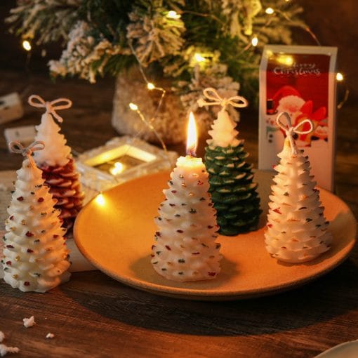 Christmas Soy Wax Aromatherapy Candle Diy Gift Christmas Gift Holiday Atmosphere Shooting Props - Image 3