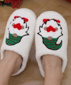 Cute Cartoon Santa Claus Home Slippers Couple Indoor Floor Bedroom Slipper Christmas Warm Shoes Women Men 19 69eeadb3 b510 4d19 b26b 3c2a0682c211