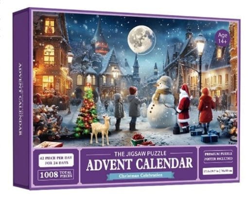 New 24 Boxes Christmas Advent Calendar Puzzle - Image 6