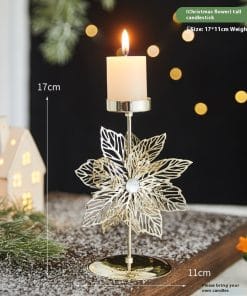 Romantic Christmas Wrought Iron Candlestick Candle Tray Decoration 17 6cbc5042 c750 4a89 ba83 4e479f9e02a2 trans
