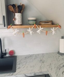 Lovely Rabbit Carrot Easter Wreath