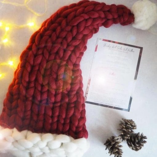 Christmas Plush Hat With Pompom Cute Winter Hat For Women Men Child - Image 8