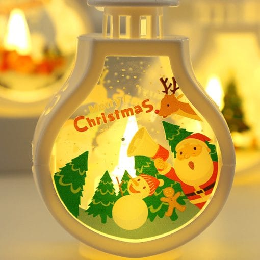 Christmas Candle Lamp Romantic Ornaments - Image 4