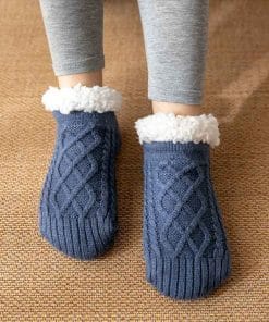 Winter Knitted Plush Floor Socks Home Warm Non-slip Carpet Socks Women 14 73aab782 39cc 44a9 99b7 ece240c0a522