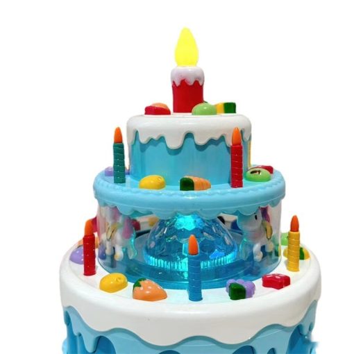 Toy Cake – Interactive Rotating Cake Toy with Lights & Music for Kids - Image 2