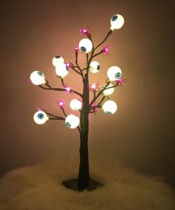 Halloween LED Ghost Eyeball Tree Light Halloween Decoration For Home Decor Desktop Spooky Desk Lamp Horror Night Lights Ornament