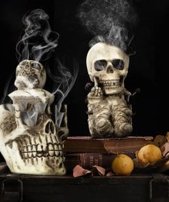 Resin Crafts Halloween Decorations Home Skull Aromatherapy Home Decor