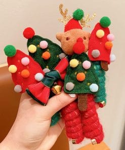 Cute Girls Elastic Rubber Band Christmas Children Telephone Wire Hair Spiral Coil Festive Dress Up Kid Hair Accessories Headwear 18 7bd7fa7c 0956 430f 9113 5e1ccc50c5e1