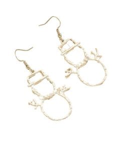 Personalized Snowman Earrings And Pendant Fashion Simple Christmas Hollow Necklace For Women Jewelry 13 7c7d0c74 c27c 4e53 8bb9 4365d8a97c7c