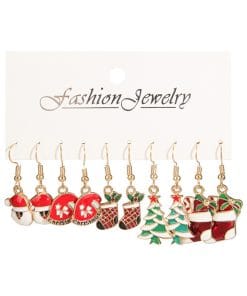 Christmas Stud Combination Suit Snowflake Elk Earrings 18 7d0d2029 6042 4faa bb4a 793c77a16254