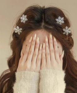 Cyrstal Snowflake Pearl Hair Clip Winter Girls Small Sweet Bobby Pins Women Fashion Retro Flower Hairside Headwear Accessories Hair Jewelry 18 8095c68a 53ca 4f5d a8e1 fcecaebd67ca