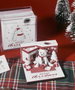 Christmas Gift 3d Three-dimensional Calendar Paper Carving Note