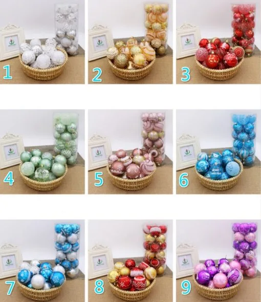 Christmas ball, bright ball, 6cm24, Christmas decorations, Christmas tree, Christmas tree decoration - Image 3