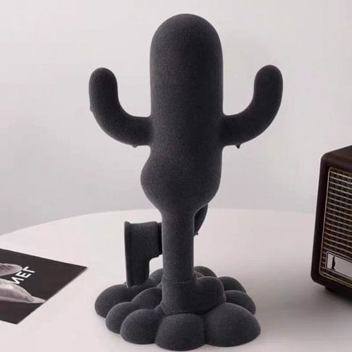 Funny Human-shaped Cactus Flocking Crafts Ornaments - Image 2
