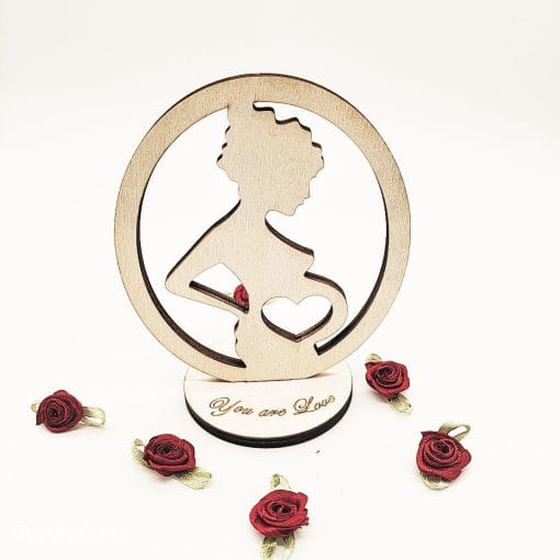 Mother's Day Home Decor Wooden Holiday Gift Creative Desktop Ornament - Image 3