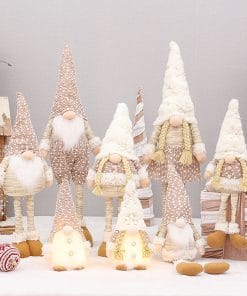 Christmas Decorations White Beard Faceless Doll Retractable 18 87b848bb e044 423a a933 bb1ae866110b