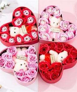 Heart-shaped Rose Red Gift Box New Year Christmas Gift Box Valentine's Day Christmas Gift Mother's Day Birthday Gift