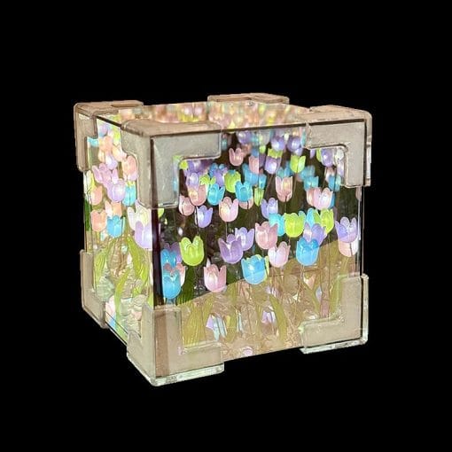 Tulip Flower Sea Small Night Lamp Handmade Diy Material Package - Image 6