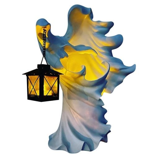 Faceless Ghost Sculpture Halloween Ghoul Resin Sculpture Decoration Party Decoration For Home Decor - Image 5