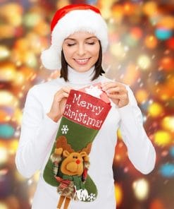 2024 New Year Xmas Big Stockings Set Decorations Christmas 3D Plush Big Sock Christmas Tree Pendant Decorating Supplies 20 95c177da feee 43cc a163 0527571f56ee