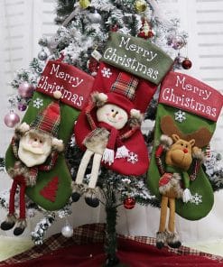 2024 New Year Xmas Big Stockings Set Decorations Christmas 3D Plush Big Sock Christmas Tree Pendant Decorating Supplies 19 96356f05 01af 47f5 b6a5 1034d206a387