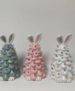 Easter Bunny Shape Ceramic Tree Decorations Spring Easter Bunny Glow Ornaments Easter Bunny Tree 14 9730c716 82aa 41bf a95e 67540505975c