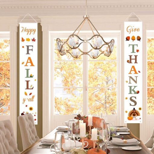 Thanksgiving Curtain Banner Background Decoration - Image 10
