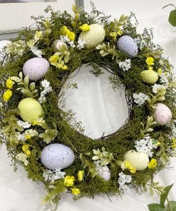 Nordic Easter Egg Simulation Garland Easter Decoration Door Pendant