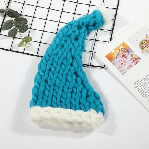 Christmas Plush Hat With Pompom Cute Winter Hat For Women Men Child - Image 7