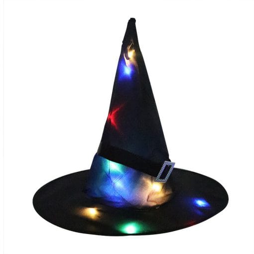 Halloween Decoration Witch Hat LED Lights Halloween Elf Ears Kids Home Party Decor Supplies Outdoor Tree Hanging Ornament - Image 10