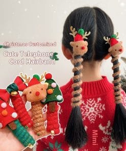 Cute Girls Elastic Rubber Band Christmas Children Telephone Wire Hair Spiral Coil Festive Dress Up Kid Hair Accessories Headwear 19 99b461f5 09fa 4b4a 99eb ec654b740881 trans