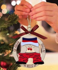 Christmas Gift Pendant Bell Wooden Hanging Decoration Pendant