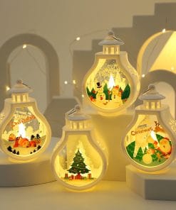 Christmas Candle Lamp Romantic Ornaments