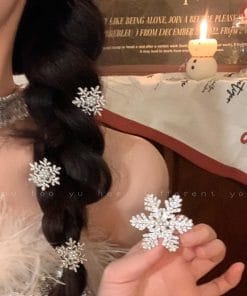 Cyrstal Snowflake Pearl Hair Clip Winter Girls Small Sweet Bobby Pins Women Fashion Retro Flower Hairside Headwear Accessories Hair Jewelry 17 9d284bb6 a3a6 4b36 8c56 7622a3e41d12