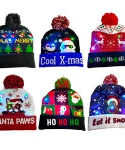 LED Christmas Hat Sweater Knitted Beanie Christmas Light Up Knitted Hat Christmas Gift Kids Xmas New Year Decorations 19 9e563852 91a6 42d9 b03b 1d7ac11291ee